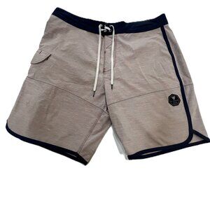 Vissla Swim Shorts - Size 34 | Purple with Black Accents